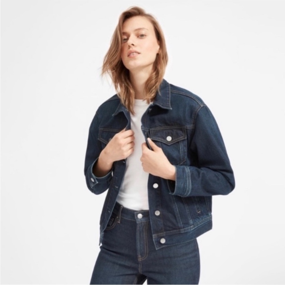 Everlane NWT The Modern Jean Jacket‎ Women's Small Button Down Denim Blue